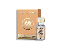 Innotox 50 liquid botulinum toxin type A for wrinkle reduction and facial rejuvenation.