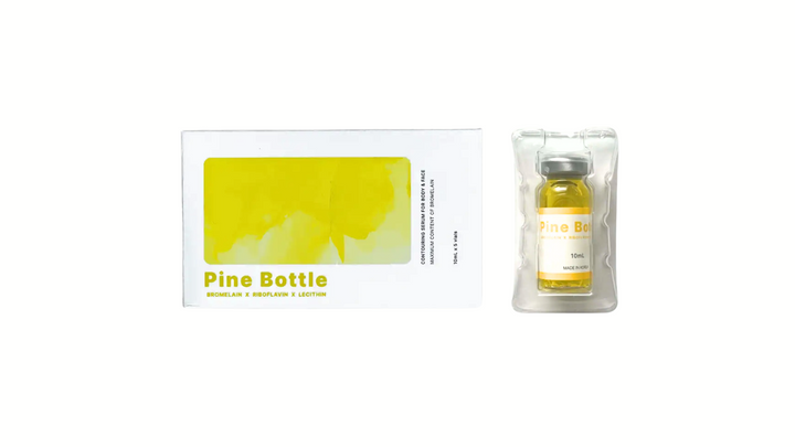 Pine Bottle Injectable Solution 10ml vial – fat-dissolving and body-contouring treatment.