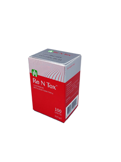 Re N Tox 100 botulinum toxin type A for wrinkle reduction and facial rejuvenation.
