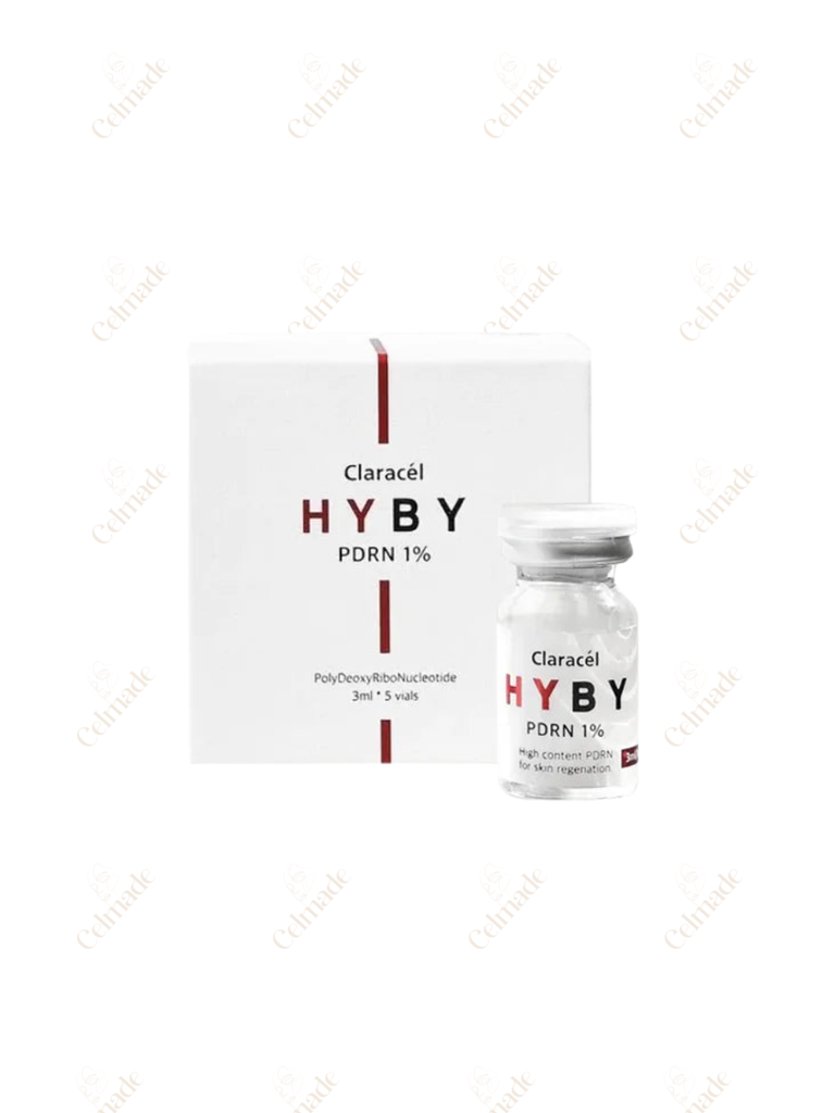 HYBY PDRN 1% skin booster vials for professional skin rejuvenation