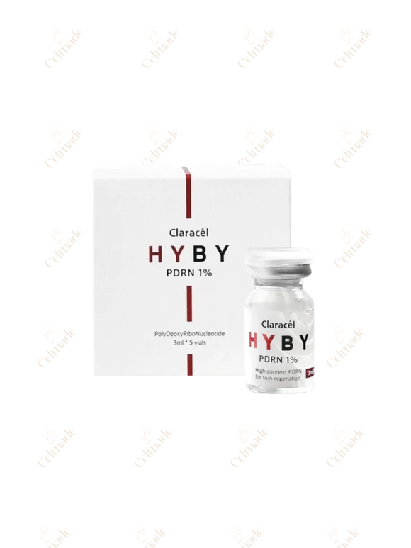 HYBY PDRN 1% skin booster vials for professional skin rejuvenation