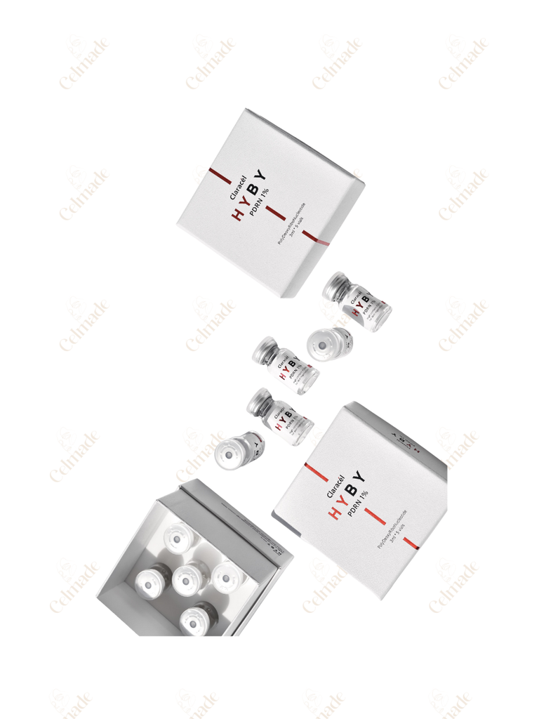 HYBY 3ml x 5 vials salmon DNA PDRN booster for hydration and anti-aging