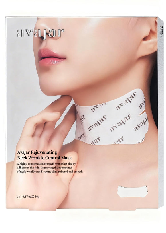 Avajar Rejuvenating Neck Wrinkle Control Mask | 5 Masks 