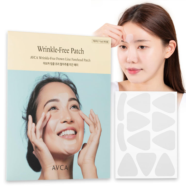 AVCA Wrinkle Repair Patches | Frown & Smile Lines | 5P