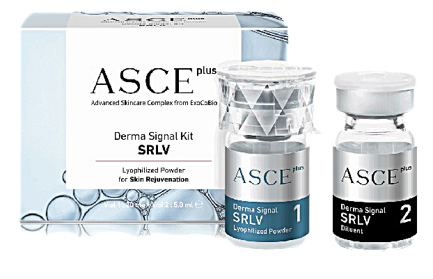 ASCE+ SRLV EXOSOME SKINBOOSTER SRLV-1 (1vial) + SRLV-2  (1vial).