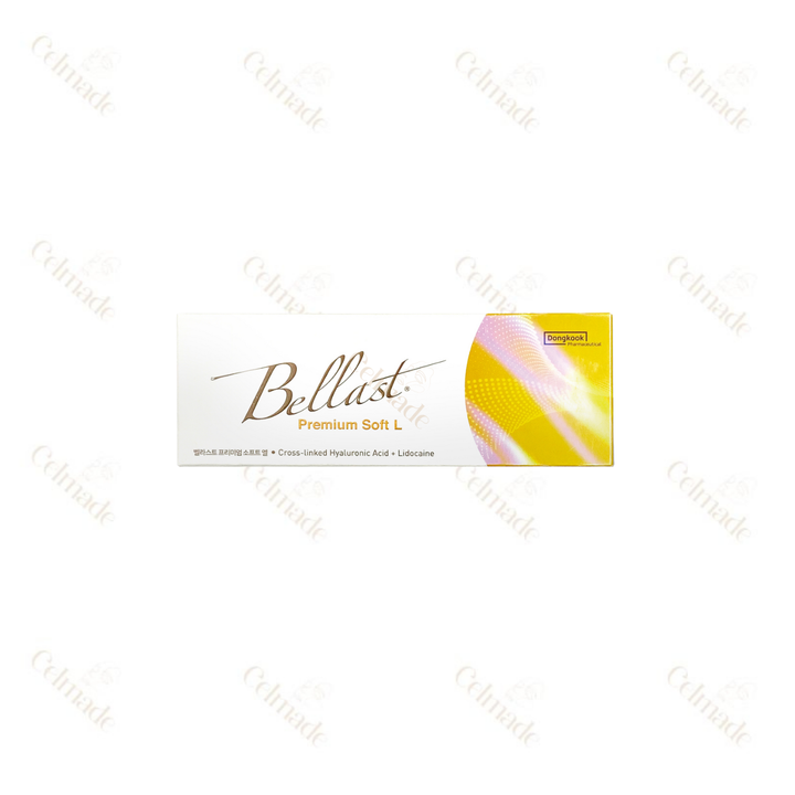 Bellast Premium Soft L hyaluronic acid filler with Lidocaine, ideal for subtle volume and fine line reduction.