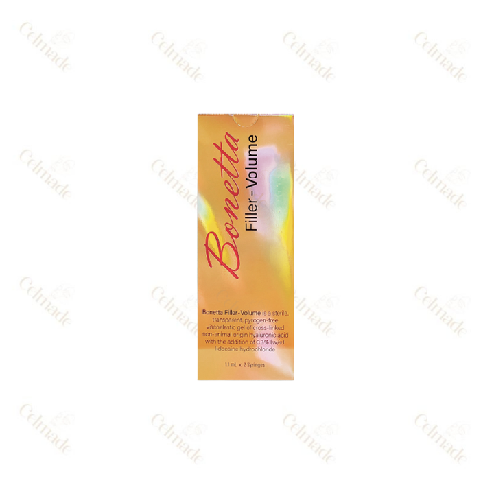 Bonetta VOLUME hyaluronic acid filler for deep volume and facial contouring.