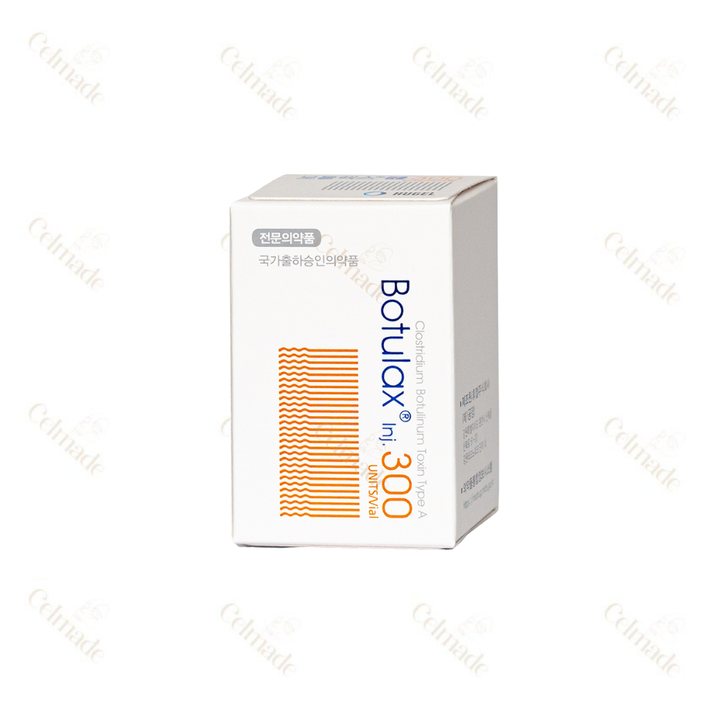 BOTULAX 300 Units botulinum toxin type A for wrinkle reduction and muscle relaxation, effective for forehead wrinkles, crow's feet, and lip contouring.