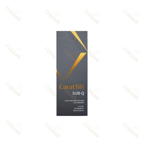Caratfill Sub Q hyaluronic acid filler for deep facial volume and contouring.