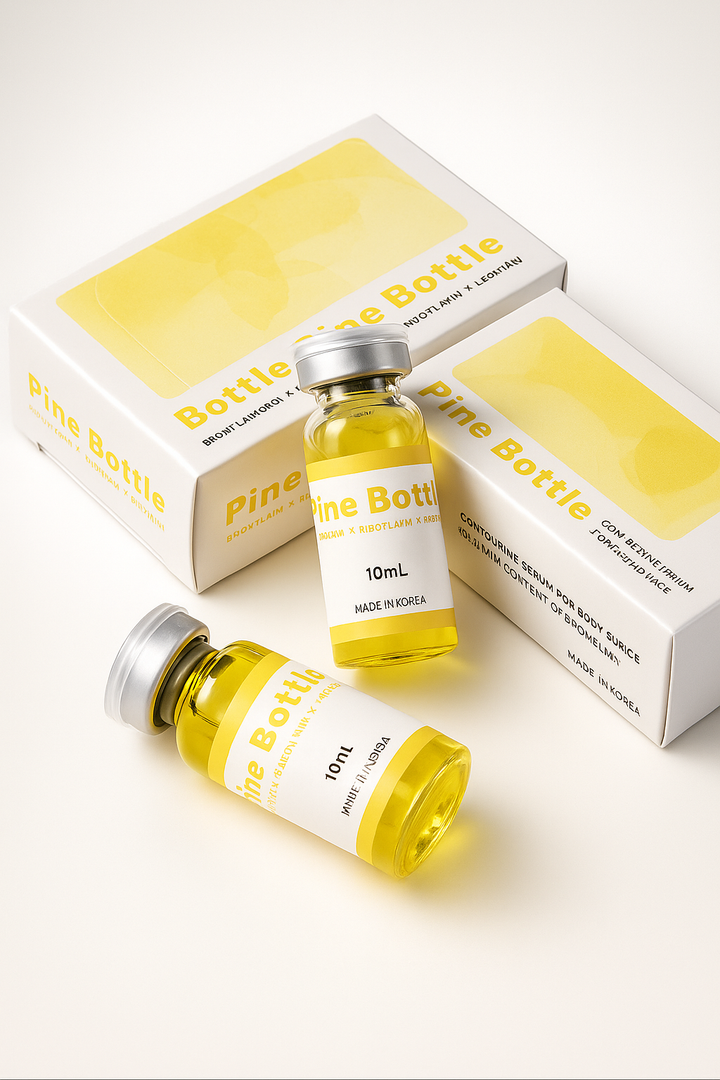زجاجة الصنوبر - Pine Bottle Injectable Solution (10ml) is a high-quality fat-dissolving treatment designed to reduce stubborn fat, sculpt body contours, and improve skin elasticity for a toned and refined appearance.

