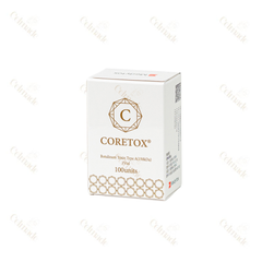 Coretox 100 botulinum toxin type A for wrinkle reduction and smooth, youthful skin.