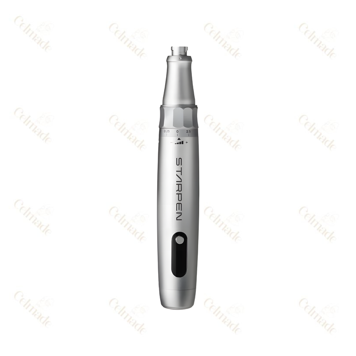 STARPEN 智能护肤仪｜专业微针笔 - STARPEN Smart professional is skin care device with adjustable needle depth, 6 speed levels, rechargeable battery and multiple cartridge compatibility.
