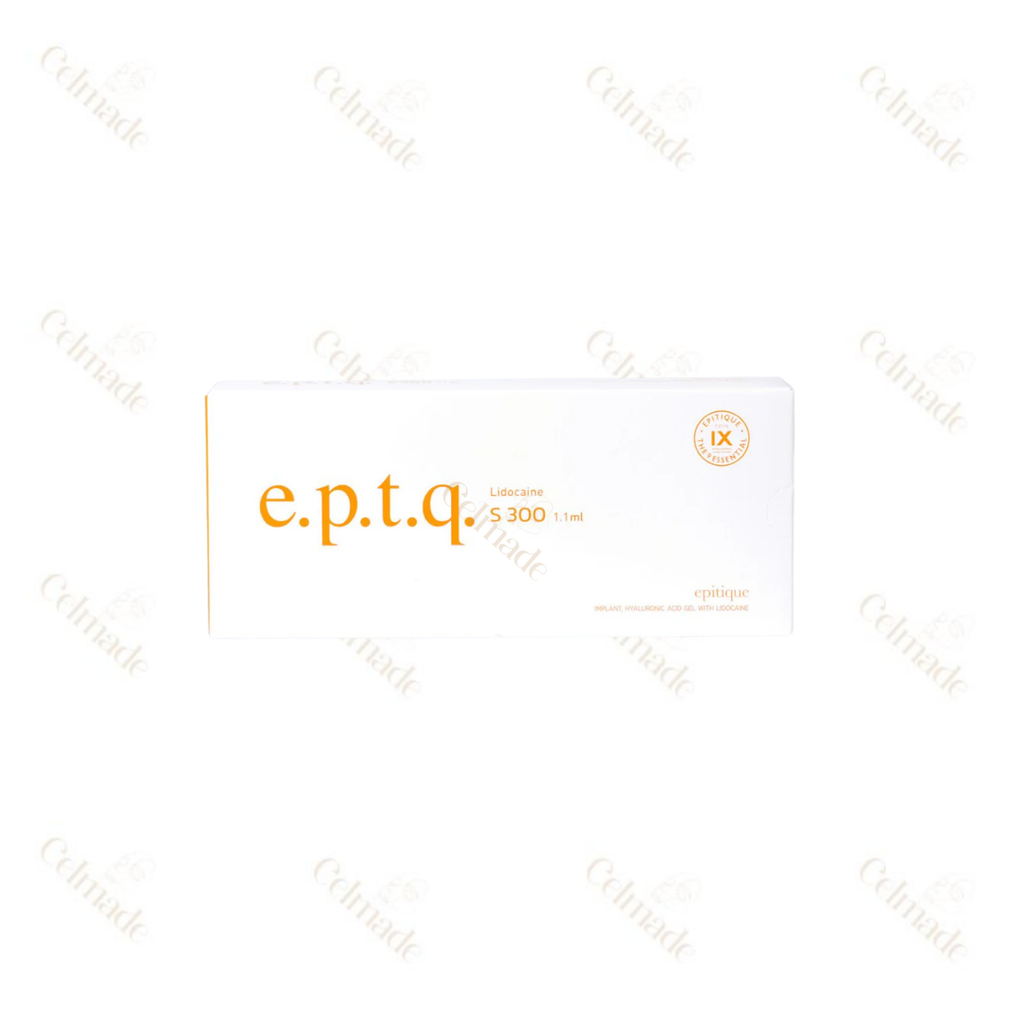 E.P.T.Q S300 medium-density hyaluronic acid filler for moderate volume and facial contouring.