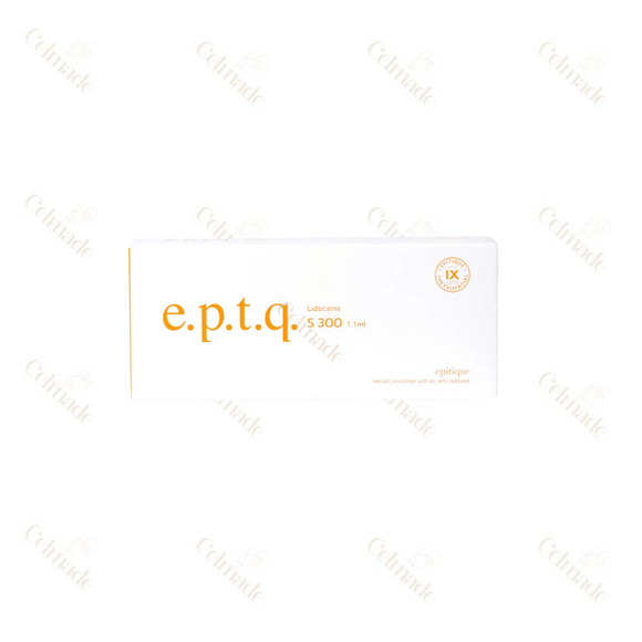 E.P.T.Q S300 medium-density hyaluronic acid filler for moderate volume and facial contouring.