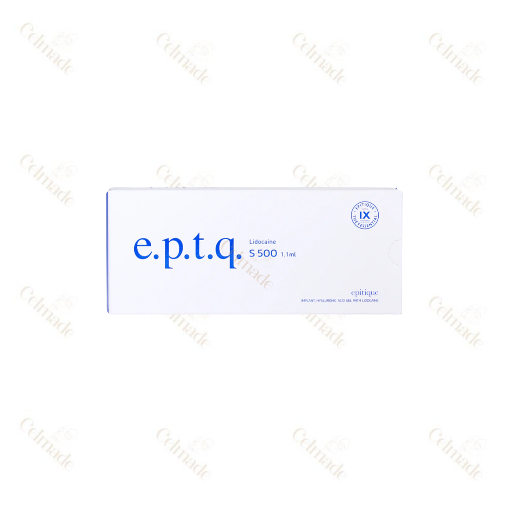 E.P.T.Q S500 high-density hyaluronic acid filler for deep volume and facial contouring.