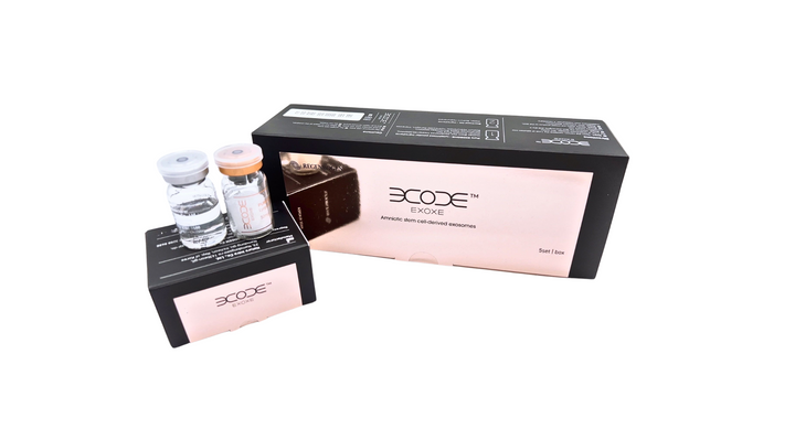 Exoxe – Regenerative exosome skin booster for cellular repair and glow enhancement.