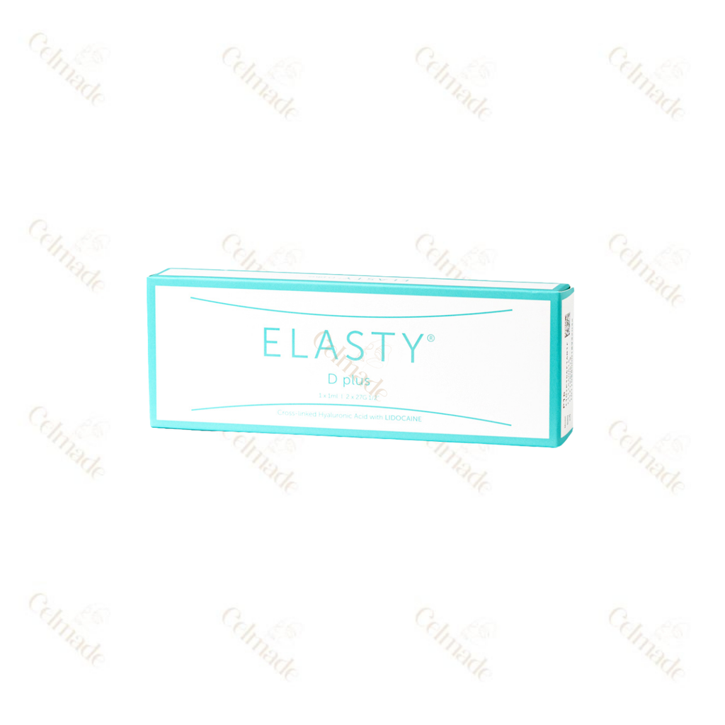 Elasty DEEP Plus hyaluronic acid filler for deep wrinkle reduction and facial contouring.