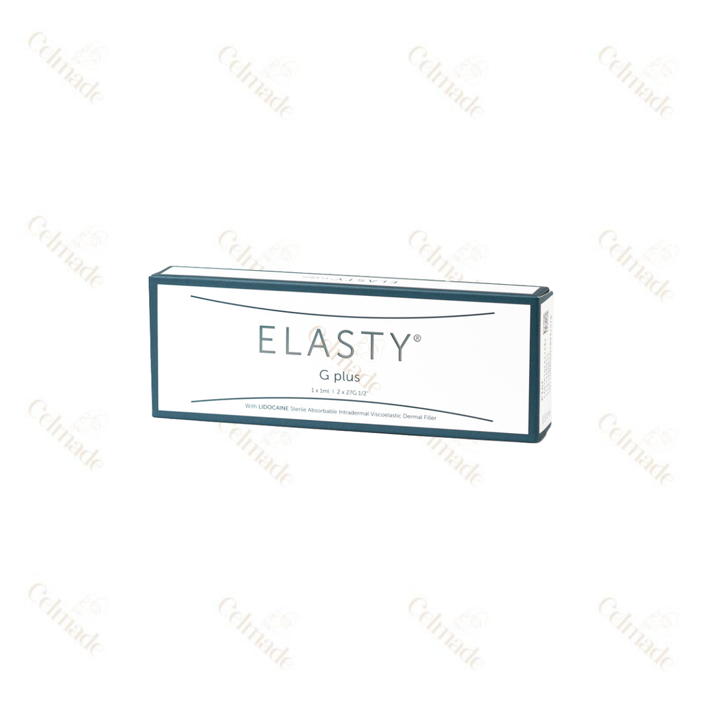 Elasty GRAND high-density hyaluronic acid filler with Lidocaine for deep volume and contouring.