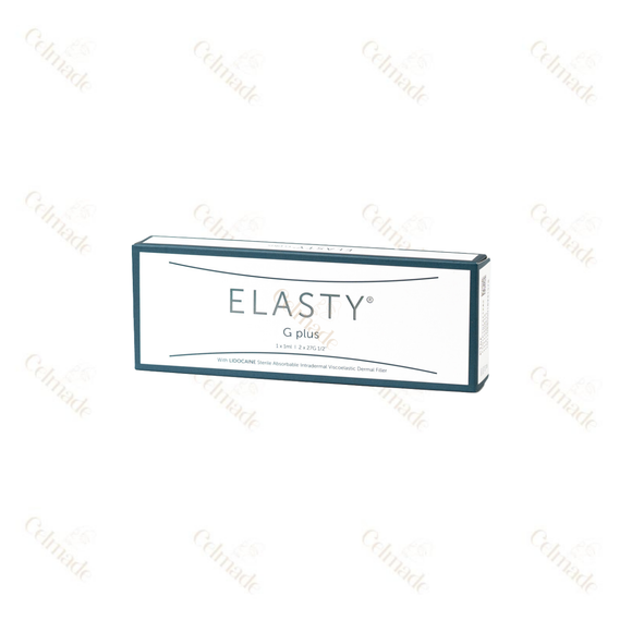 Elasty GRAND high-density hyaluronic acid filler with Lidocaine for deep volume and contouring.