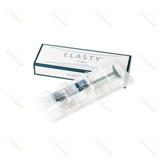 Elasty G Plus high-density hyaluronic acid filler with Lidocaine for deep volume and facial contouring.