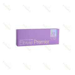 Elravie Premier ULTRA VOLUME L hyaluronic acid filler with Lidocaine for deep volume and facial contouring.