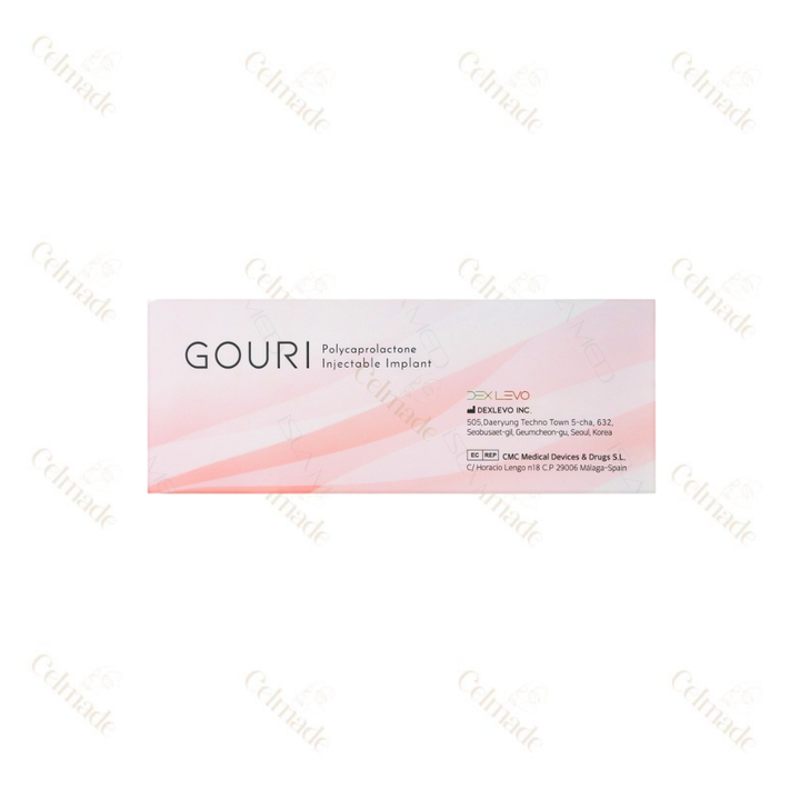 GOURI Polycaprolactone (PCL) collagen-stimulating skin rejuvenation treatment for firmness and hydration.