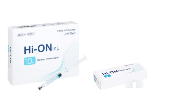 Hi On hyaluronic acid skin rejuvenation treatment for deep hydration and elasticity.