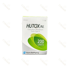 Hutox 200 botulinum toxin, high-purity injectable for wrinkle reduction and muscle spasticity treatment