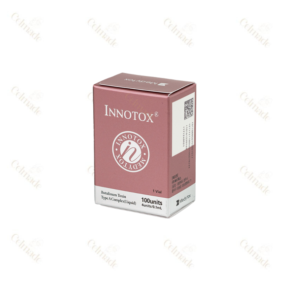 Innotox 100 liquid botulinum toxin type A for wrinkle reduction and facial rejuvenation.