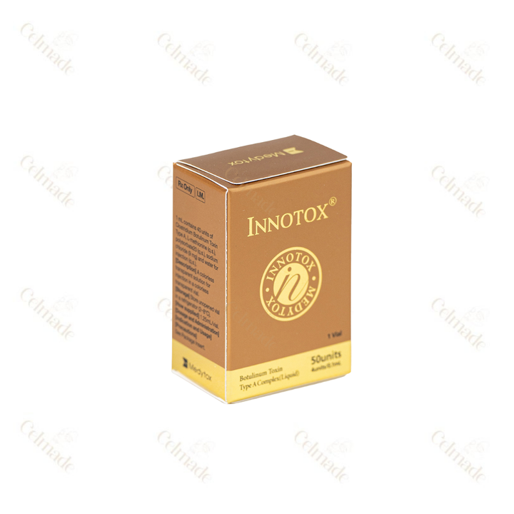 Innotox 50 liquid botulinum toxin type A for wrinkle reduction and facial rejuvenation.