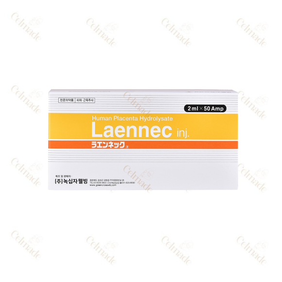 LAENNEC 2ml 50 vials of placenta extract for skin rejuvenation and wellness.