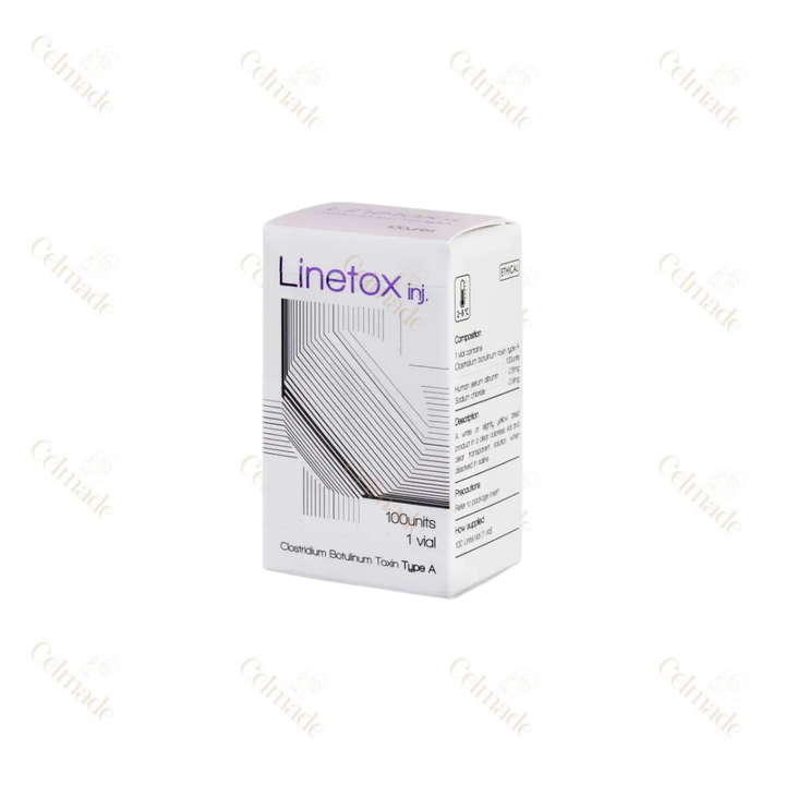 LINETOX 100 botulinum toxin type A for wrinkle reduction and facial rejuvenation.