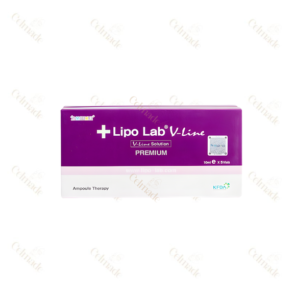 LIPO LAB V-LINE facial fat-dissolving injection for V-shaped contouring.