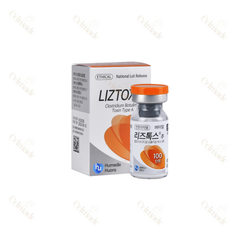 LIZTOX 100 botulinum toxin type A for wrinkle reduction and facial rejuvenation.
