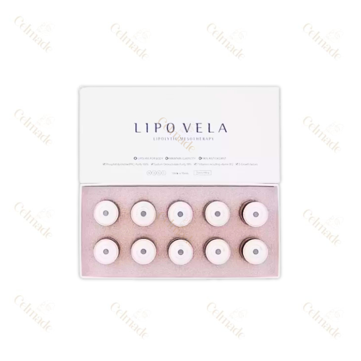 Lipovela Fat Dissolving Injection – 10ml vials for non-surgical slimming and contouring.