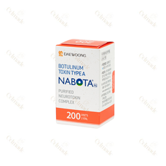 NABOTA 200 Units is a high-purity botulinum toxin type A injectable designed for effective wrinkle reduction and muscle relaxation