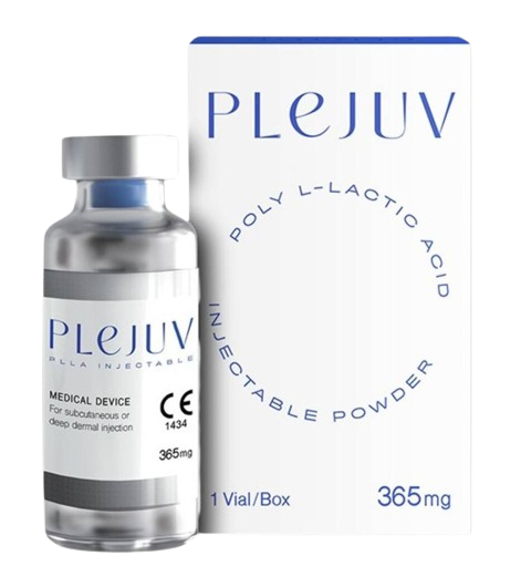 Plejuv PLLA Injectable for long-lasting skin rejuvenation and collagen stimulation.