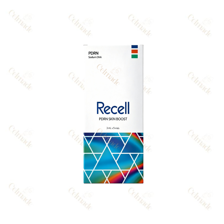 Recell PDRN Skin Booster 3ml x 5 vials – Sodium DNA skin regeneration solution for anti-aging and hydration
