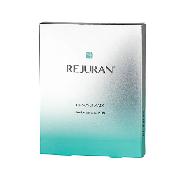 Rejuran Turn Over Mask – Salmon DNA PDRN facial sheet mask for skin regeneration.