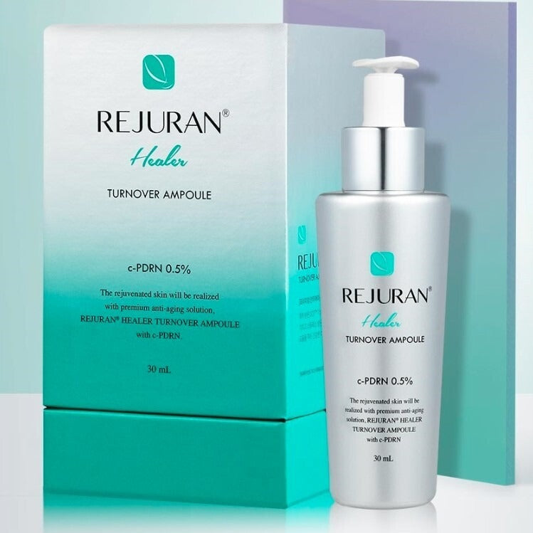 Rejuran Turnover Ampoule 30ml – Skin renewal serum with 5000ppm c-PDRN for anti-aging care.