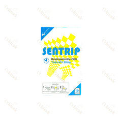 Sentrip 20mg strips for cognitive support and mental clarity, 10 strips per box.