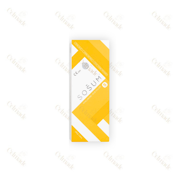 SOSUM S low-density hyaluronic acid filler for fine line reduction and subtle volume.