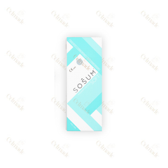 SOSUM SOFT low-density hyaluronic acid filler for fine line reduction and hydration.