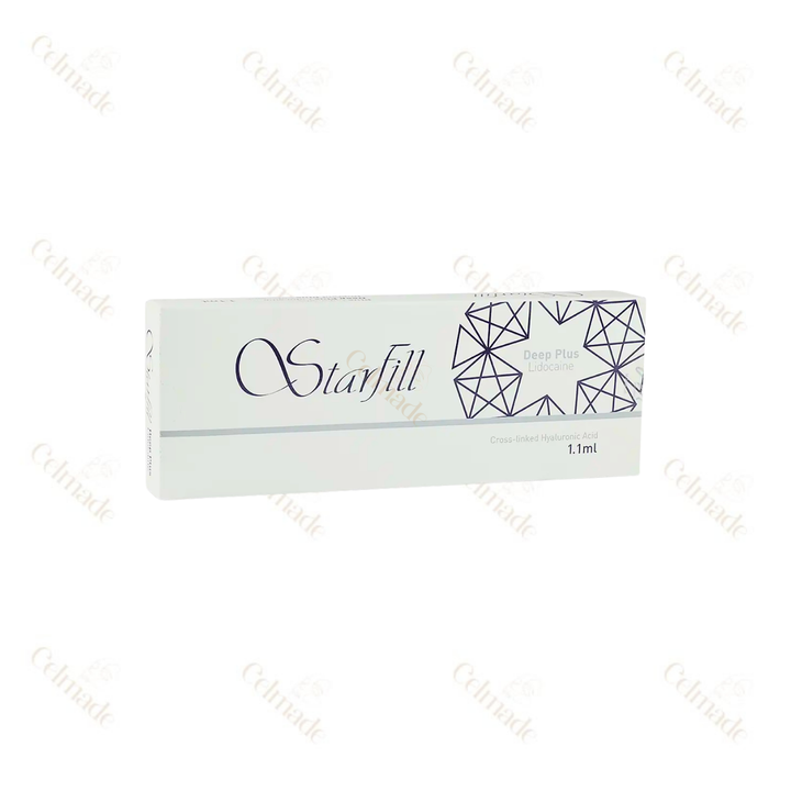 STARFILL DEEP (plus) hyaluronic acid filler for deep wrinkle reduction and facial contouring.