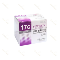Sungshim sterile needles 17g