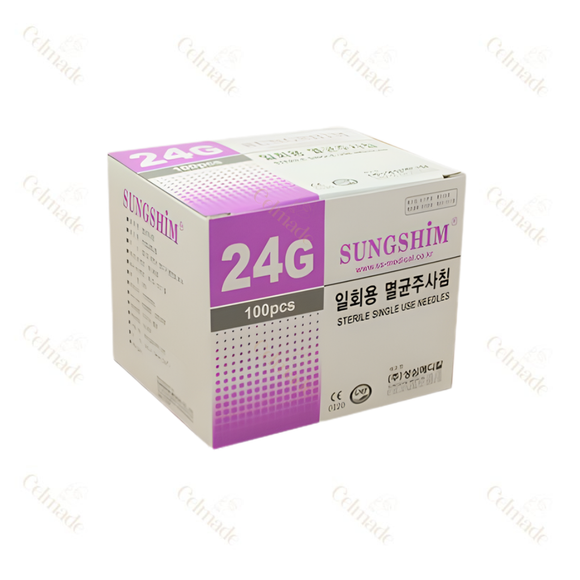 Sungshim Sterile Needles 24G 60mm.