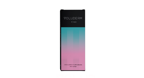 Voluderm Fine 1ml – HA filler for tear trough and superficial wrinkle correction.