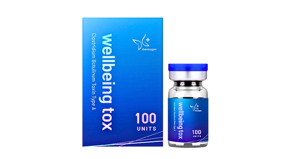 Wellbeing Tox 100 Units – Injectable neurotoxin for dynamic wrinkle treatment.
