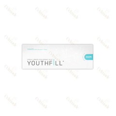 YOUTHFILL SHAPE medium-to-high density hyaluronic acid filler for facial contouring and volume enhancement.