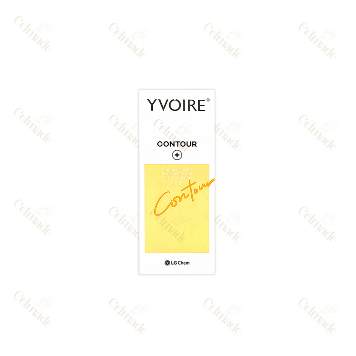 YVOIRE Contour Plus ultra-high density hyaluronic acid filler for deep contouring and facial sculpting.